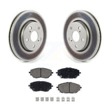 Front Coated Disc Brake Rotors And Ceramic Pads Kit For Toyota C-HR