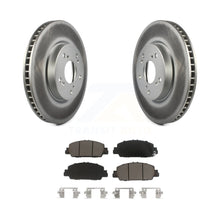 Load image into Gallery viewer, Front Coated Disc Brake Rotors And Ceramic Pads Kit For Honda Accord