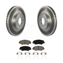 Load image into Gallery viewer, Front Coat Brake Rotors Ceramic Pad Kit For Honda Accord Civic Element Fit Acura