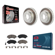 Load image into Gallery viewer, Front Coated Disc Brake Rotor &amp; Ceramic Pad Kit For Ram ProMaster 1500 2500 3500