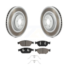 Load image into Gallery viewer, Front Coated Disc Brake Rotors And Ceramic Pads Kit For Audi A6 Quattro A7