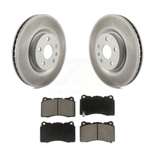 Load image into Gallery viewer, Front Coated Disc Brake Rotors And Ceramic Pads Kit For Cadillac XTS Buick Regal