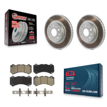 Load image into Gallery viewer, Front Coat Disc Brake Rotor Ceramic Pad Kit For 2019-2020 Chevrolet Camaro LT/LS