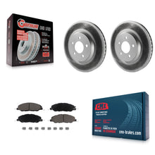 Charger l'image dans la galerie, Front Coated Disc Brake Rotors And Ceramic Pads Kit For Ford Mustang