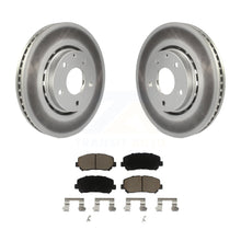 Charger l&#39;image dans la galerie, Front Coated Disc Brake Rotors And Ceramic Pads Kit For Mazda CX-5