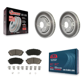 [Front] 19-21 Mazda 6 Naturally Aspirated Premium Coated Rotors & Ceramic Pads Brake Kit For Max Braking