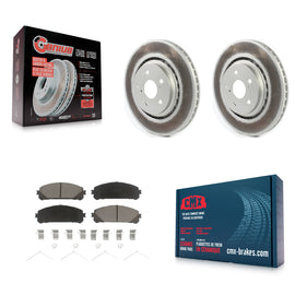 Front Coat Disc Brake Rotor Ceramic Pad Kit For Lexus RX350 RX450h Toyota RX350L