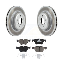 Charger l&#39;image dans la galerie, Front Coated Disc Brake Rotors And Ceramic Pads Kit For BMW 528i xDrive