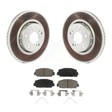 Load image into Gallery viewer, Front Coated Disc Brake Rotors And Ceramic Pads Kit For Acura RLX