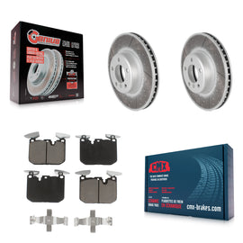 Front Coat Brake Rotor Ceramic Pad Kit For BMW 328i 428i 330i xDrive 335i Gran 3