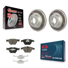 Load image into Gallery viewer, Front Coated Disc Brake Rotors Ceramic Pad Kit For BMW 328i xDrive X1 328xi 323i