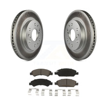 Load image into Gallery viewer, Front Coated Brake Rotor Ceramic Pad Kit For Chevrolet Silverado 1500 GMC Sierra