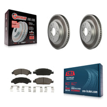 Load image into Gallery viewer, Front Coated Brake Rotor Ceramic Pad Kit For Chevrolet Silverado 1500 GMC Sierra