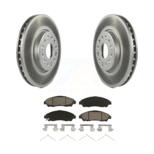 Load image into Gallery viewer, Front Coated Brake Rotor Ceramic Pad Kit For Chevrolet Traverse GMC Acadia Buick