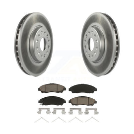 Front Coated Brake Rotor Ceramic Pad Kit For Chevrolet Traverse GMC Acadia Buick