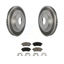 Load image into Gallery viewer, Front Coated Disc Brake Rotors And Ceramic Pads Kit For Ford Fiesta