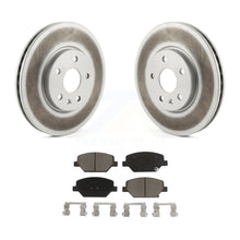 Load image into Gallery viewer, Front Coated Disc Brake Rotors &amp; Ceramic Pad Kit For Buick Envision Cadillac XT4