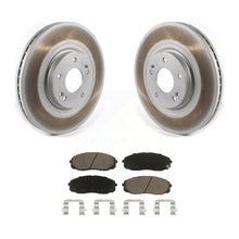 Charger l&#39;image dans la galerie, Front Coated Disc Brake Rotors And Ceramic Pads Kit For 2015-2020 Kia Sedona