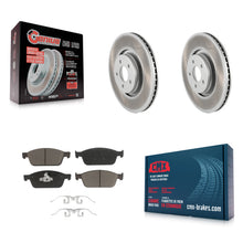 Load image into Gallery viewer, Front Coated Disc Brake Rotors And Ceramic Pads Kit For Ford Focus Lincoln MKC