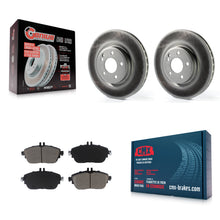 Charger l'image dans la galerie, Front Coat Brake Rotors Ceramic Pad Kit For Mercedes-Benz GLA250 CLA250 INFINITI