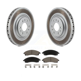 [Front] 2004-2009 Cadillac SRX Premium Coated Rotors & Ceramic Pads Brake Kit For Max Braking