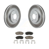 Front Coated Brake Rotor & Ceramic Pad Kit For Nissan Altima Maxima INFINITI I35