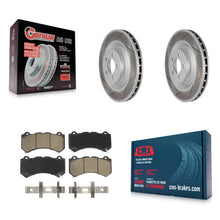 Charger l'image dans la galerie, Front Coated Disc Brake Rotors And Ceramic Pads Kit For Dodge Challenger Charger