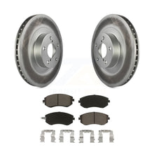 Charger l&#39;image dans la galerie, Front Coat Brake Rotors Ceramic Pad Kit For Subaru Forester Outback Impreza Baja