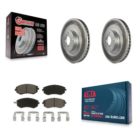 Front Coat Brake Rotors Ceramic Pad Kit For Subaru Forester Outback Impreza Baja