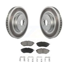 Charger l&#39;image dans la galerie, Front Coated Disc Brake Rotor Ceramic Pad Kit For Subaru Forester Outback Legacy