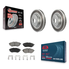 Charger l'image dans la galerie, Front Coated Disc Brake Rotor Ceramic Pad Kit For Subaru Forester Outback Legacy