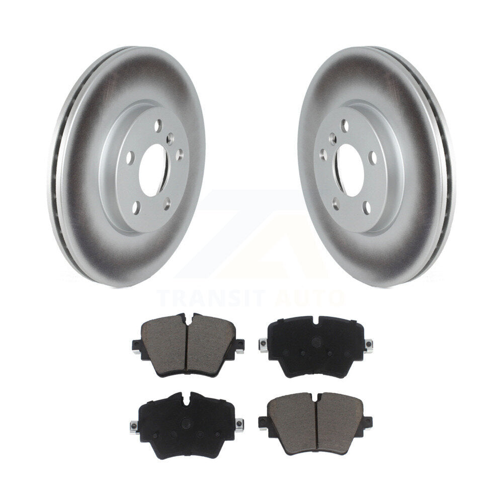 Front Coated Disc Brake Rotor Ceramic Pad Kit For Mini Cooper Countryman Clubman