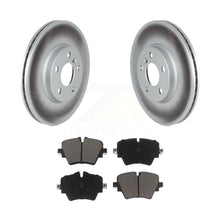 Charger l&#39;image dans la galerie, Front Coated Disc Brake Rotor Ceramic Pad Kit For Mini Cooper Countryman Clubman