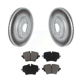 Front Coated Disc Brake Rotor Ceramic Pad Kit For Mini Cooper Countryman Clubman