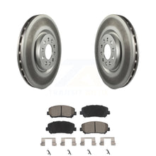 Charger l&#39;image dans la galerie, Front Coated Disc Brake Rotor And Ceramic Pad Kit For Jeep Cherokee Chrysler 200