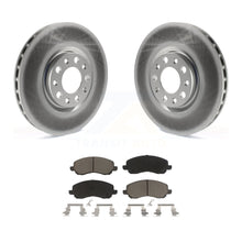 Charger l&#39;image dans la galerie, Front Coated Disc Brake Rotors And Ceramic Pads Kit For Jeep Compass