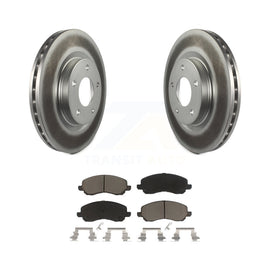 Front Coat Brake Rotor Ceramic Pad Kit For Jeep Dodge Patriot Mitsubishi Compass