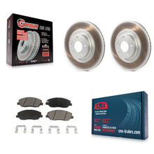 Charger l'image dans la galerie, [Front] 2012 Hyundai Genesis 3.8L Premium Coated Rotors &amp; Ceramic Pads Brake Kit For Max Braking
