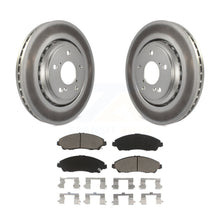 Charger l&#39;image dans la galerie, Front Coat Disc Brake Rotors Ceramic Pad Kit For Honda Pilot Acura MDX Ridgeline