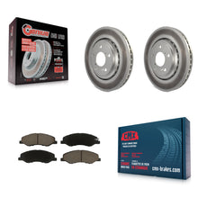 Load image into Gallery viewer, [Front] 2018-2023 Honda Odyssey Premium Coated Rotors &amp; Ceramic Pads Brake Kit For Max Braking