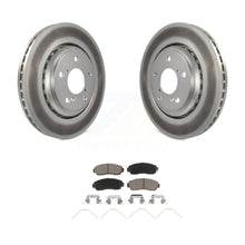 Charger l&#39;image dans la galerie, Front Coated Disc Brake Rotors And Ceramic Pads Kit For Honda Odyssey Passport