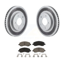 Charger l&#39;image dans la galerie, Front Coated Brake Rotors Ceramic Pad Kit For Mitsubishi Galant Chrysler Sebring