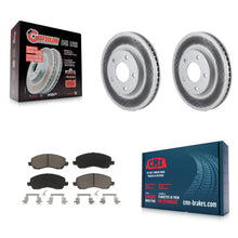 Load image into Gallery viewer, Front Coated Brake Rotors Ceramic Pad Kit For Mitsubishi Galant Chrysler Sebring
