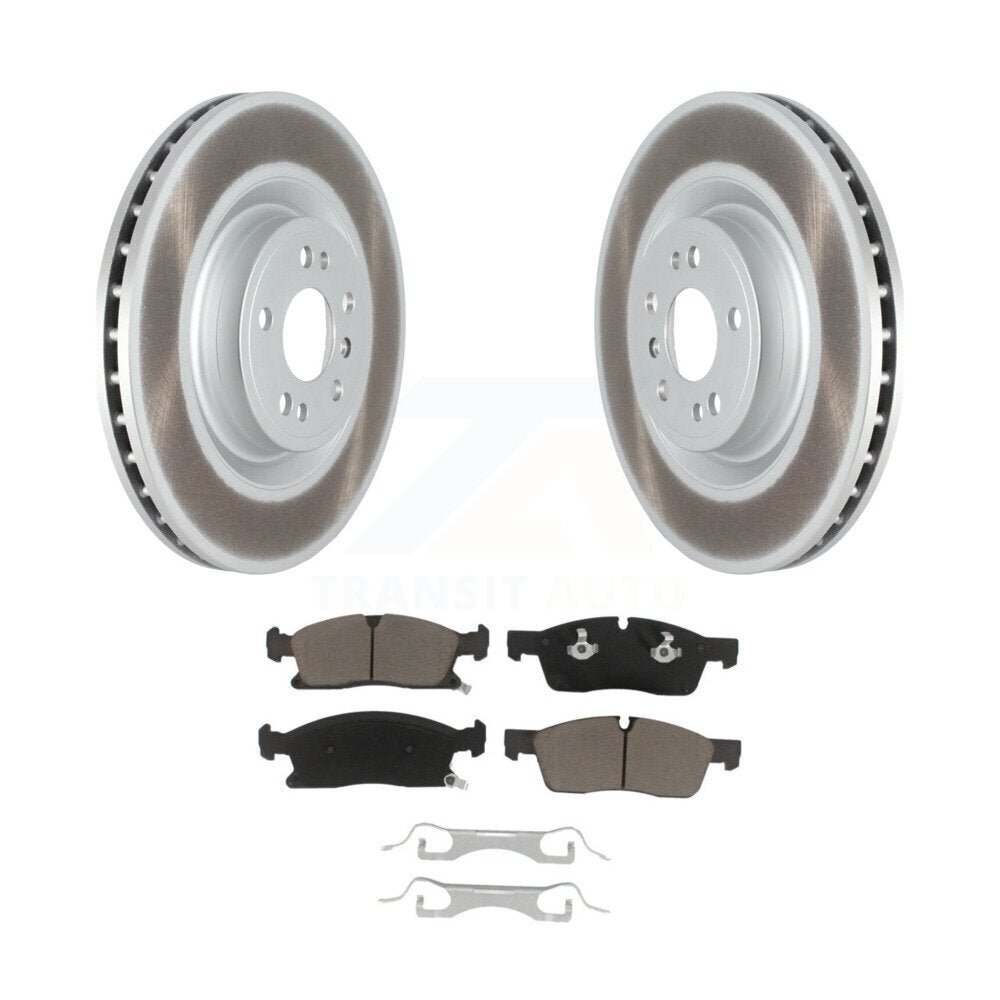 Front Coat Disc Brake Rotor Ceramic Pad Kit For Mercedes-Benz GLS450 GL450 GL350