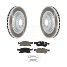 Charger l&#39;image dans la galerie, Front Coat Disc Brake Rotor Ceramic Pad Kit For Mercedes-Benz GLS450 GL450 GL350