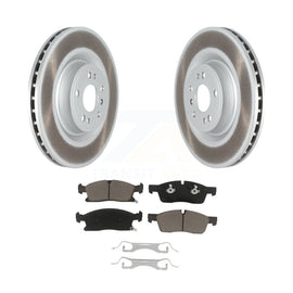 Front Coat Disc Brake Rotor Ceramic Pad Kit For Mercedes-Benz GLS450 GL450 GL350