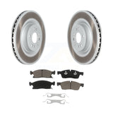 Front Coat Disc Brake Rotor Ceramic Pad Kit For Mercedes-Benz GLS450 GL450 GL350