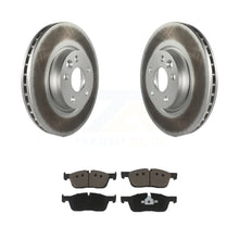 Charger l&#39;image dans la galerie, Front Coated Disc Brake Rotors And Ceramic Pads Kit For Land Rover Range Evoque