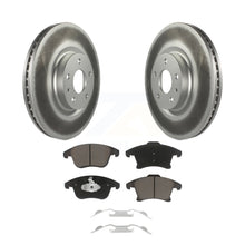 Charger l&#39;image dans la galerie, Front Coated Disc Brake Rotors And Ceramic Pads Kit For Ford Fusion Lincoln MKZ