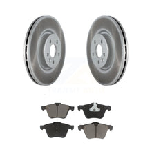 Load image into Gallery viewer, Front Coated Disc Brake Rotor And Ceramic Pad Kit For Volvo S60 XC70 S80 V60 V70